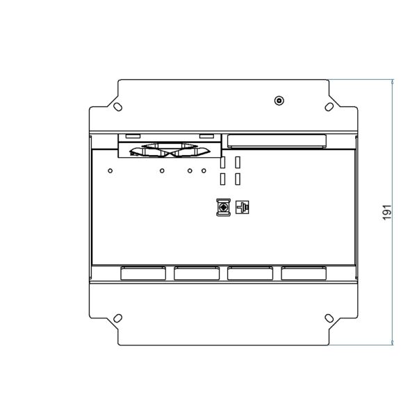 Produktbild UBD 215 249  -  Steckdoseneinsatz für 2x4V FLF inkl. 1x 3xT13/s, weiss